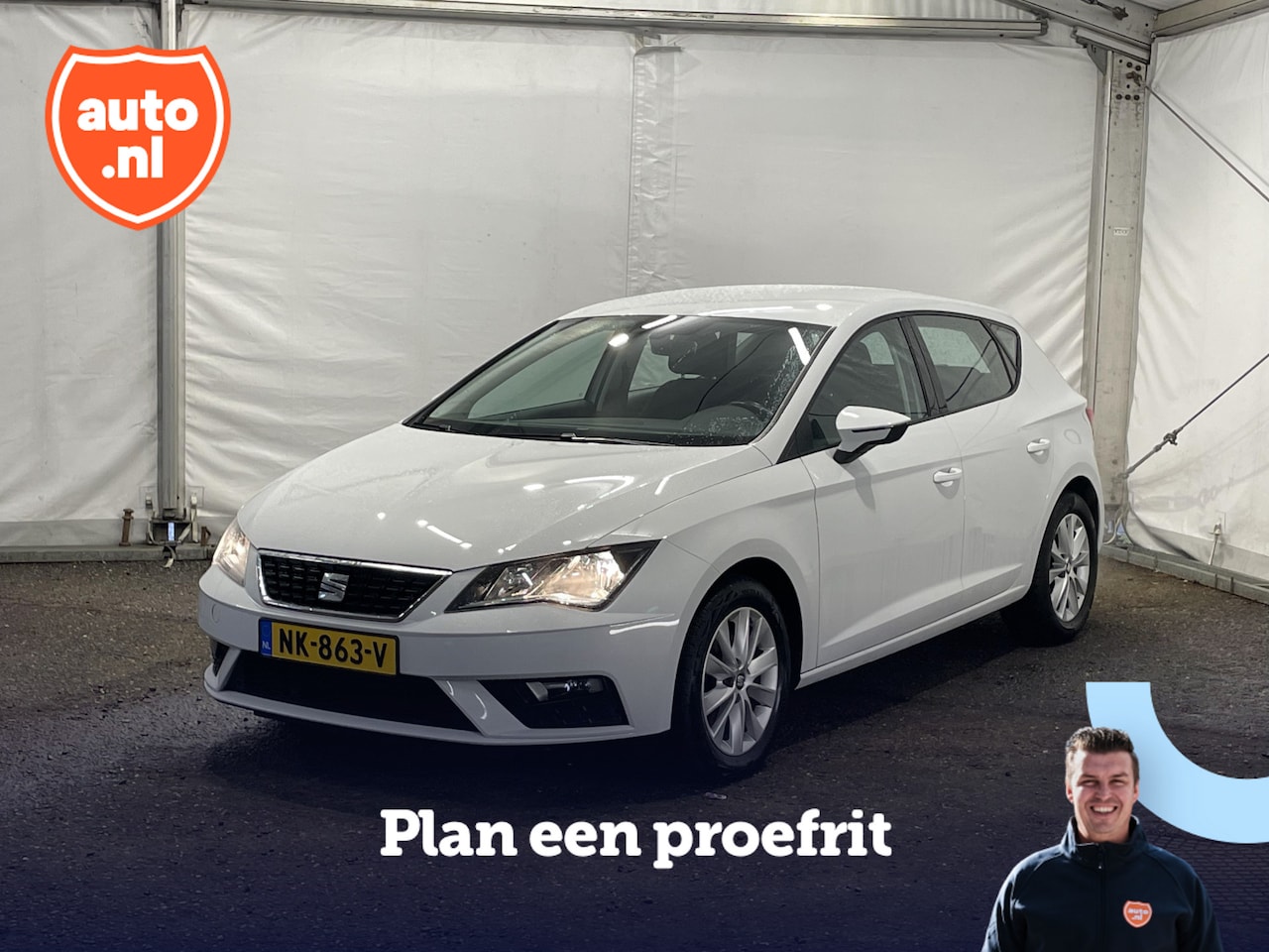 Seat Leon - 1.4 EcoTSI Style | Trekhaak | Carplay | Navigatie | Cruise Control | Parkeersensoren | - AutoWereld.nl