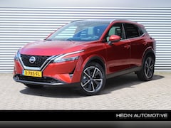 Nissan Qashqai - 1.3 MHEV Tekna l ACTIEKORTING | Half Leer | Climate Control | Head UP | 360° Camera | Elek