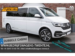 Volkswagen Transporter Caravelle - T6.1 2.0 TDI 204 PK DSG L2H1 A-KLEP DUB/CAB ACC | LED | Leder | Side Assist | Privacy glas