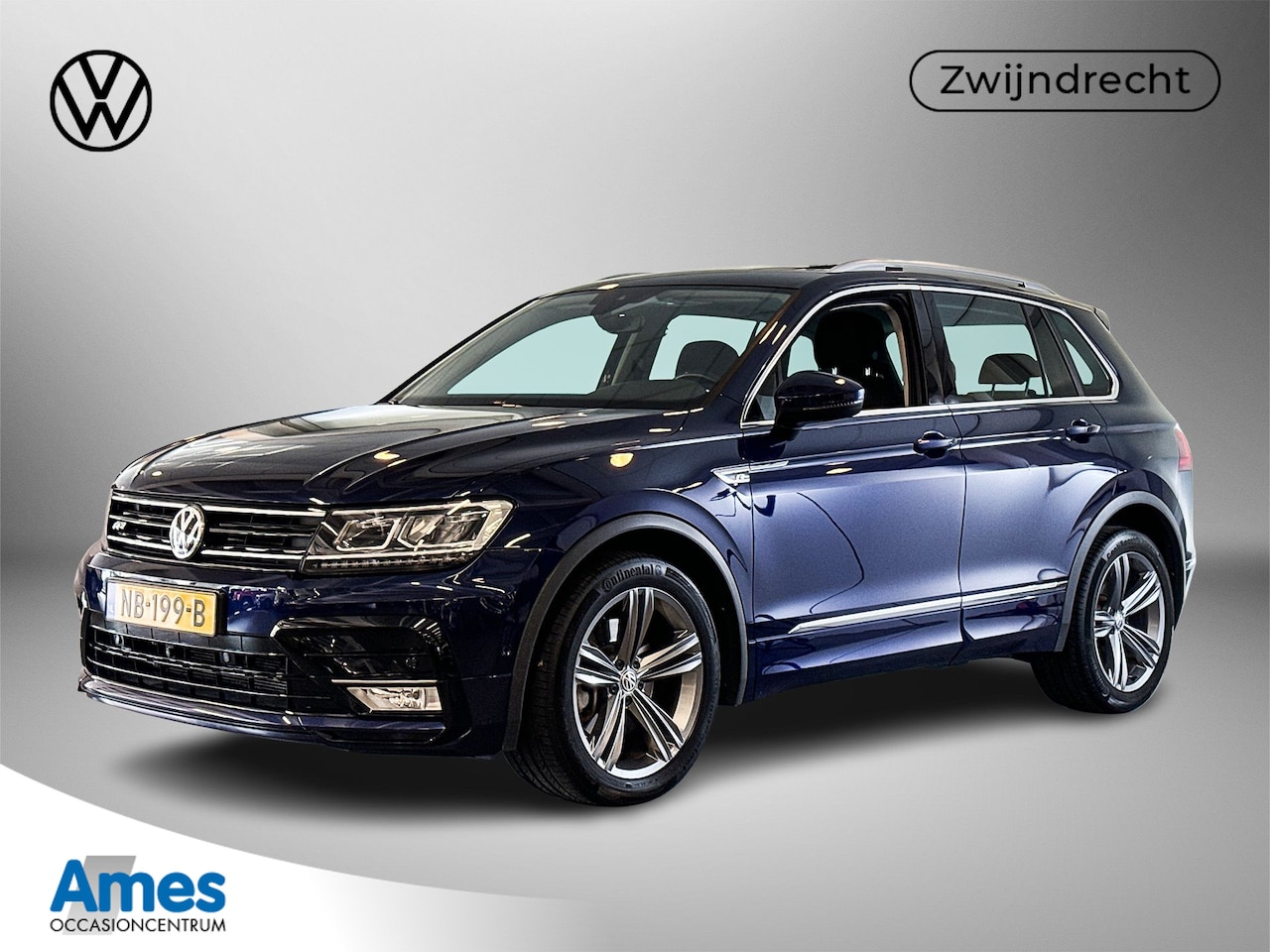 Volkswagen Tiguan - 2.0 180pk TSI 4Motion Highline R-line / Panoramadak / Navigatiesysteem full map / Voorstoe - AutoWereld.nl