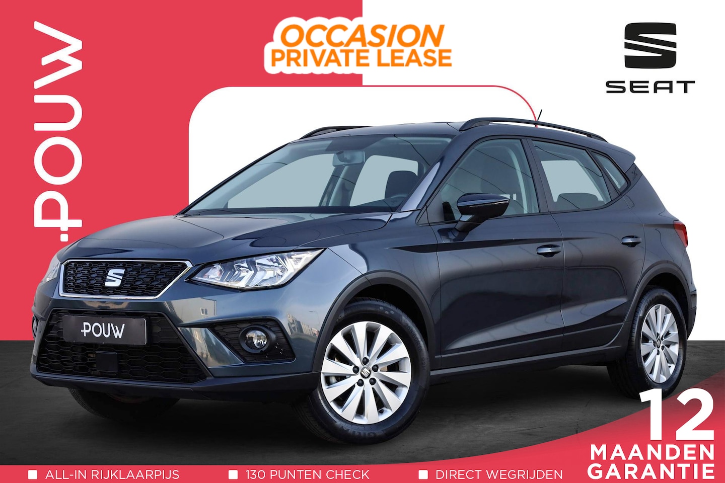 Seat Arona - 1.0 TSI 95pk Style | Cruise Control | Airco | Parkeersensoren | Bluetooth - AutoWereld.nl