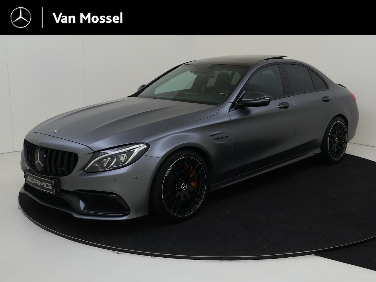 Mercedes-Benz C-klasse - AMG 63 S /AMG /Keramisch /Rijassistentiepakket plus /HUD /Designo /Burmester - AutoWereld.nl