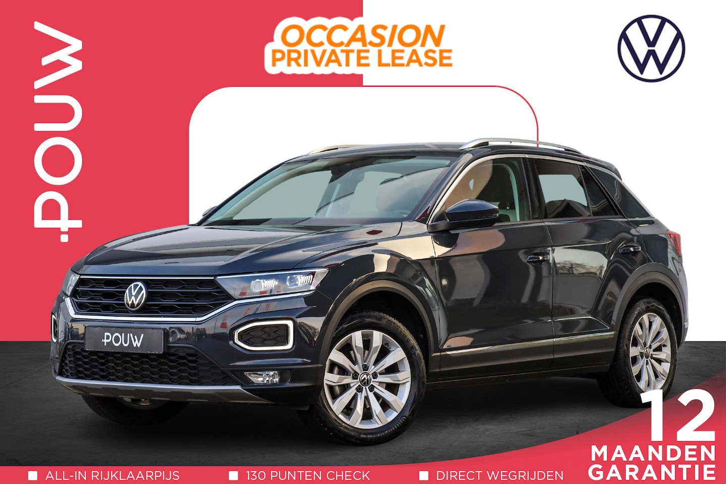 Volkswagen T-Roc - 1.5 TSI 150pk Sport | Trekhaak | Adaptive Cruise | PDC | Navigatie - AutoWereld.nl