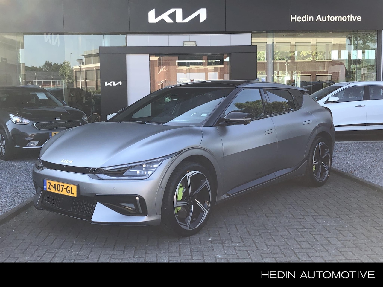 Kia EV6 - GT AWD 585PK 77.4KWH AUTOMAAT / Schuifdak / Premium Audio / 21 Inch Velgen / Kuipstoelen - AutoWereld.nl