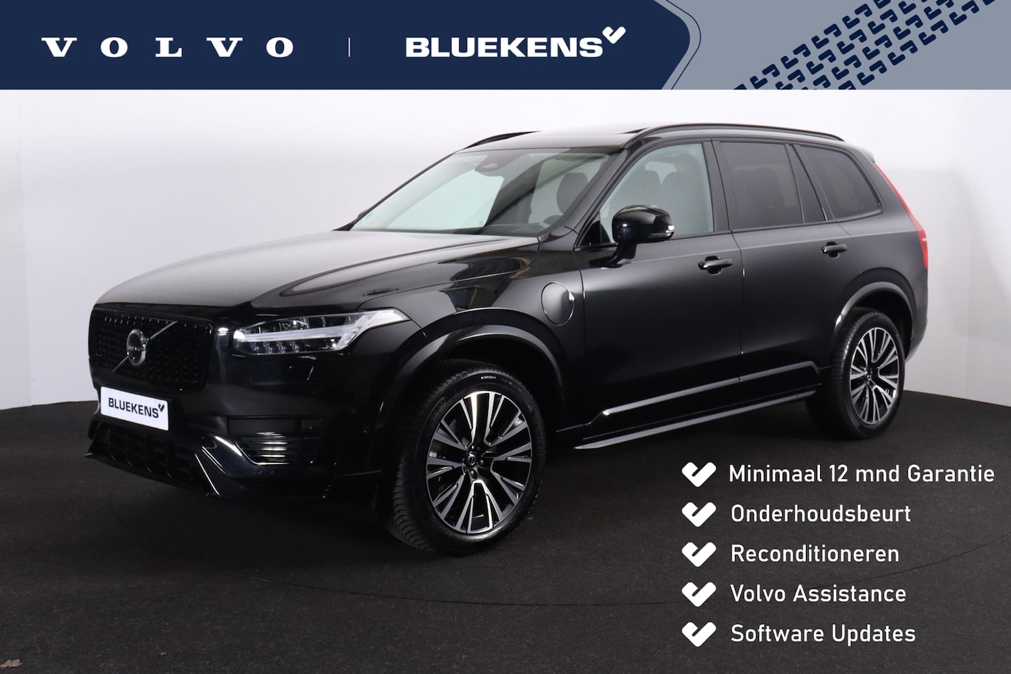 Volvo XC90 - T8 Recharge AWD Ultimate Dark - LONG RANGE - Panorama/schuifdak - IntelliSafe Assist & Sur - AutoWereld.nl