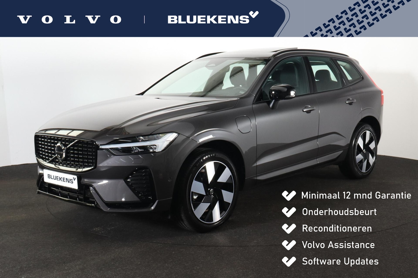 Volvo XC60 - Recharge T6 AWD Ultimate Dark - Panorama/schuifdak - IntelliSafe Assist & Surround - 360° - AutoWereld.nl