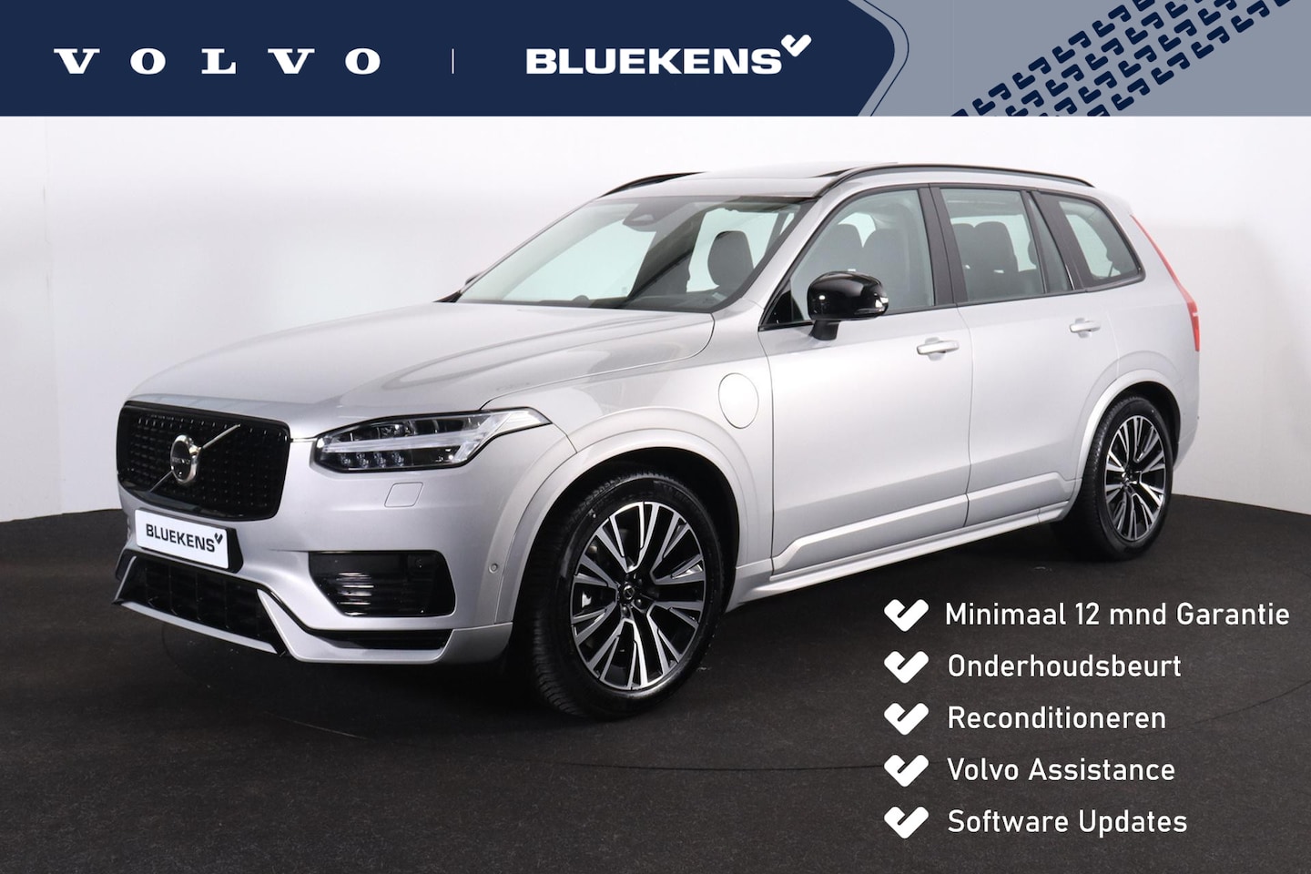 Volvo XC90 - T8 Recharge AWD Ultimate Dark - Luchtvering - Panorama/schuifdak - IntelliSafe Assist & Su - AutoWereld.nl