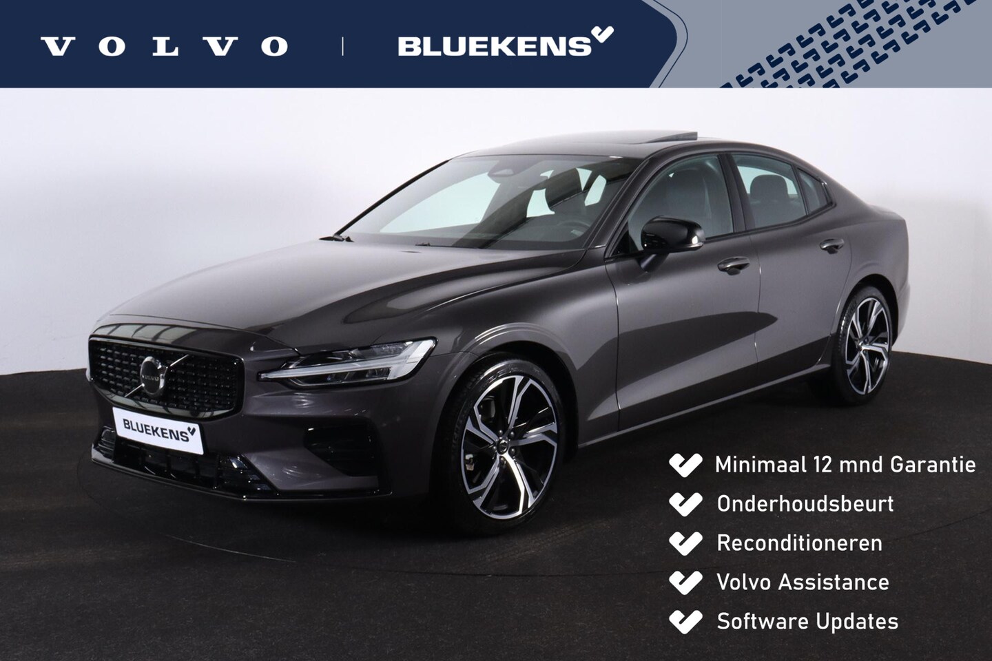 Volvo S60 - B4 Plus Dark - Panorama/schuifdak - IntelliSafe Assist - Harman/Kardon audio - Verwarmde v - AutoWereld.nl