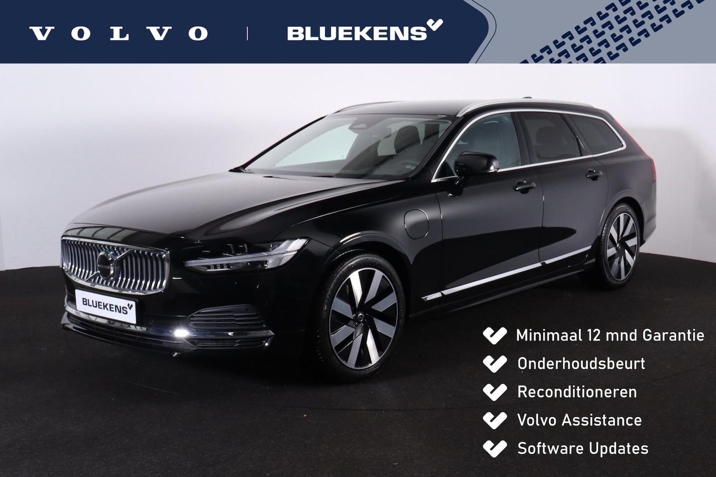 Volvo V90 - T6 Recharge AWD Core Bright - LONG RANGE - IntelliSafe Assist & Surround - Adaptieve LED k - AutoWereld.nl