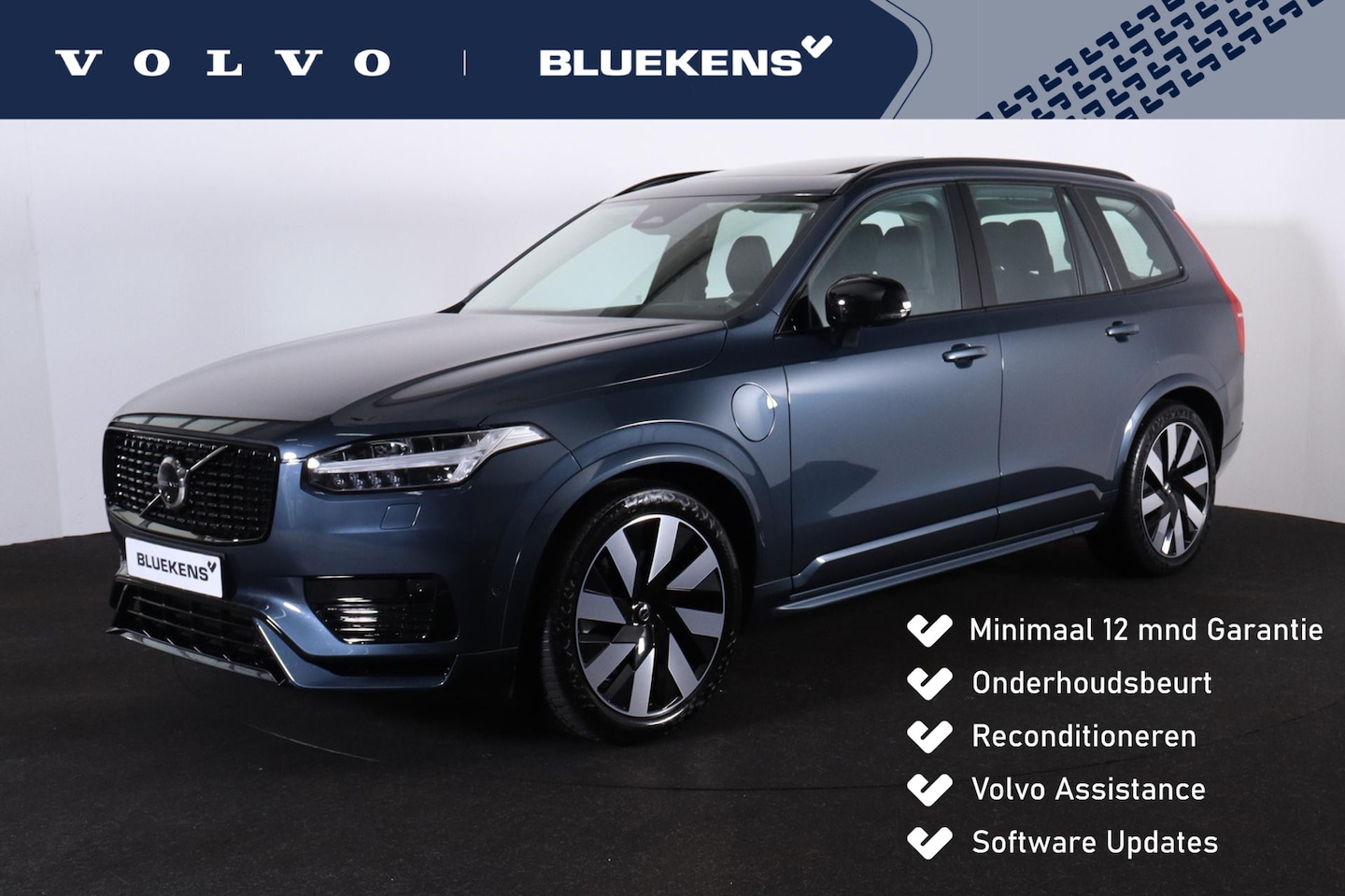 Volvo XC90 - T8 Recharge AWD Ultimate Dark - Luchtvering - Panorama/schuifdak - IntelliSafe Assist & Su - AutoWereld.nl