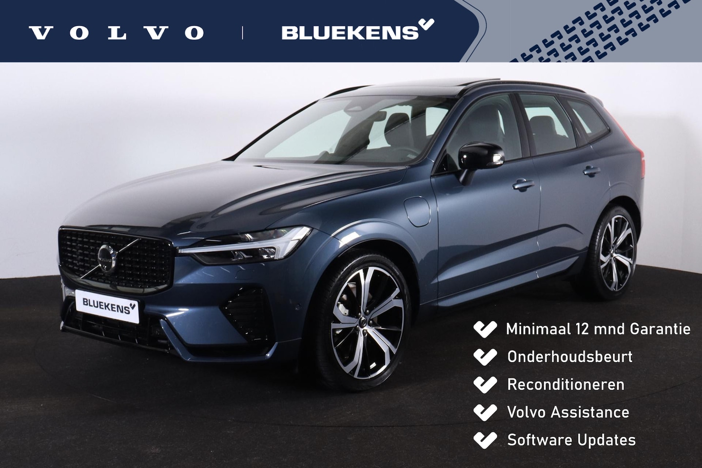 Volvo XC60 - Recharge T8 AWD Ultimate Dark - Luchtvering - Panorama/schuifdak - IntelliSafe Assist & Su - AutoWereld.nl