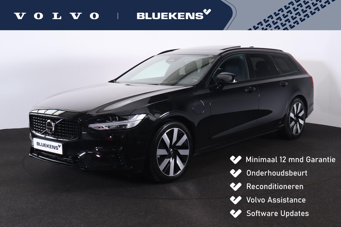 Volvo V90 - T6 Recharge AWD Ultimate Dark - 360º camera - Adaptive Cruise Control - Pilot Assist - BLI - AutoWereld.nl