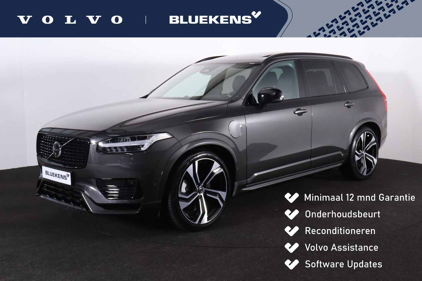 Volvo XC90 - T8 Recharge AWD Ultimate Dark - LONG RANGE - Luchtvering - Panorama/schuifdak - IntelliSaf - AutoWereld.nl