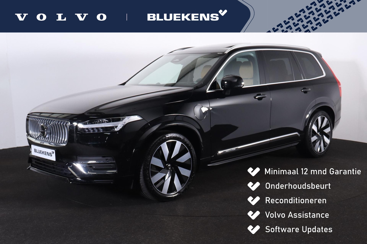 Volvo XC90 - T8 Recharge AWD Ultimate Bright - LONG RANGE - Luchtvering - Panorama/schuifdak - IntelliS - AutoWereld.nl