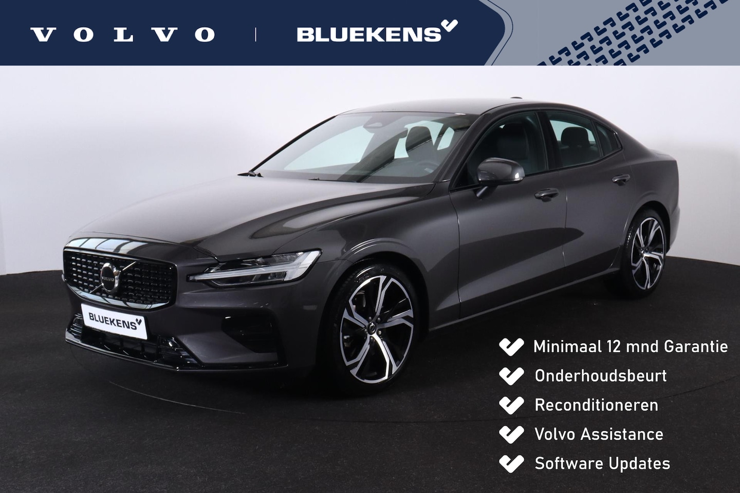 Volvo S60 - B4 Plus Dark - IntelliSafe Assist - Parkeercamera achter - Verwarmde voorstoelen, stuur & - AutoWereld.nl