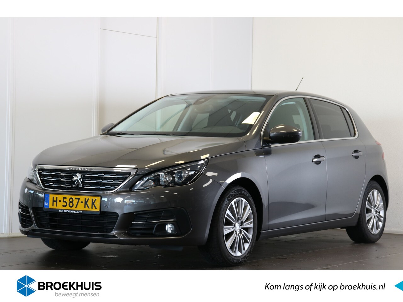 Peugeot 308 - 1.2 PureTech Blue Lease Premium | Navi | Panoramadak | Camera Achter | Apple Carplay | L.M - AutoWereld.nl