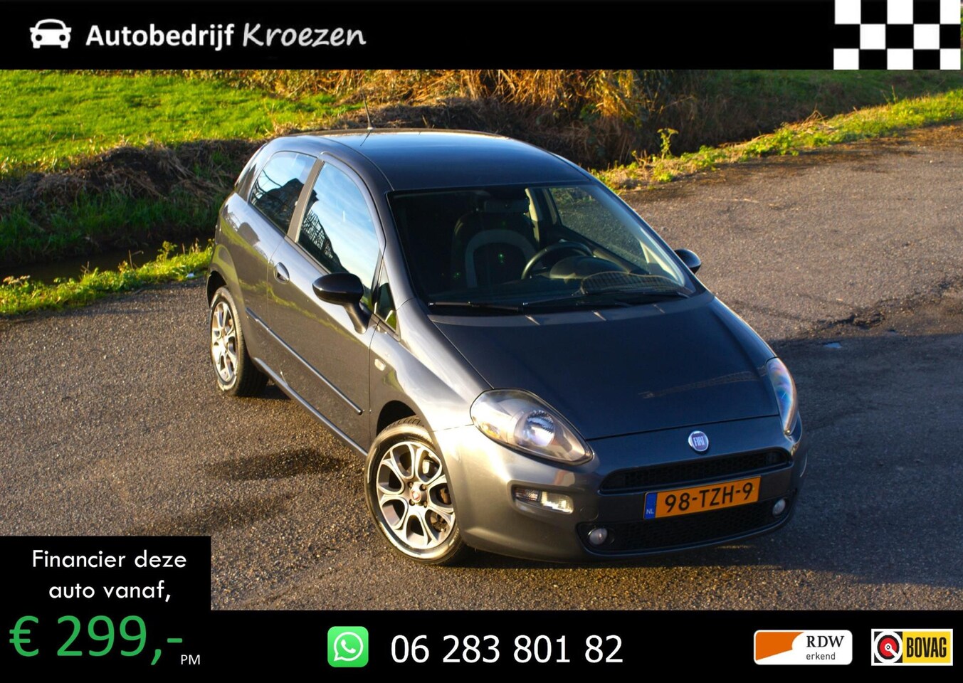 Fiat Punto Evo - 0.9 TwinAir Easy | Org NL | Cruise | Volledig onderhouden | - AutoWereld.nl