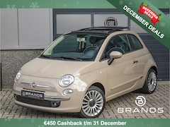 Fiat 500 - 1.2 Lounge Cappuccino Clima Schuifdak Uniek Garantie