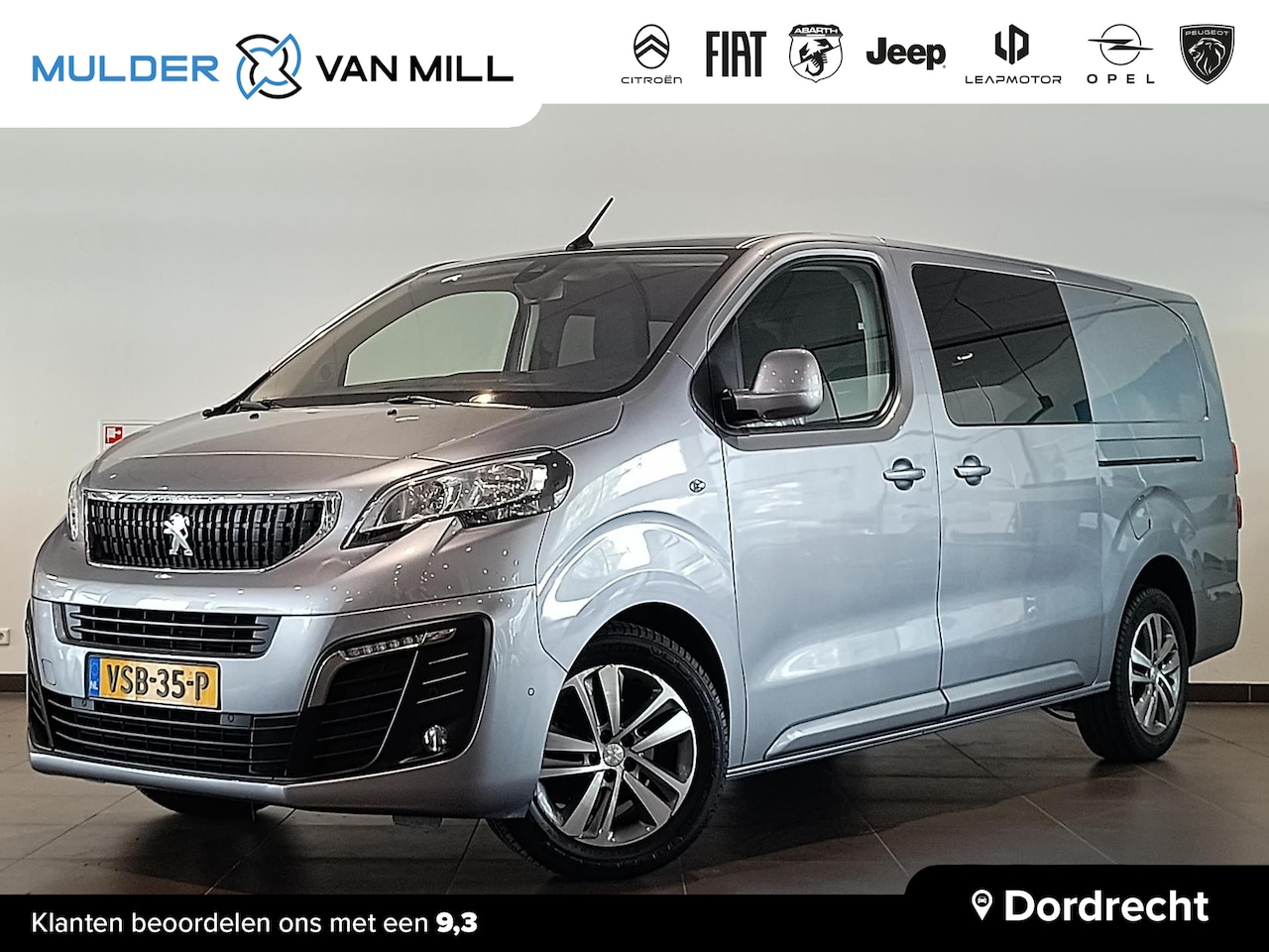 Peugeot Expert - GB DC Long Asphalt 2.0 BlueHDi 120pk EAT8 AUTOMAAT | DUBBELE CABINE! | NAVI | CAMERA | DAB - AutoWereld.nl