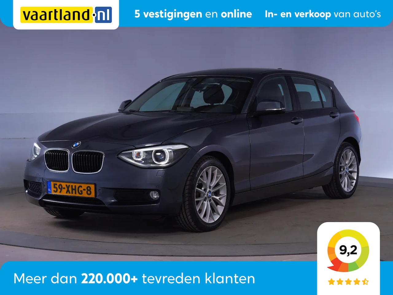 BMW 1-serie - 125i AUT. 218 pk Business 5-drs [ xenon navi 17 inch lm velgen ] - AutoWereld.nl