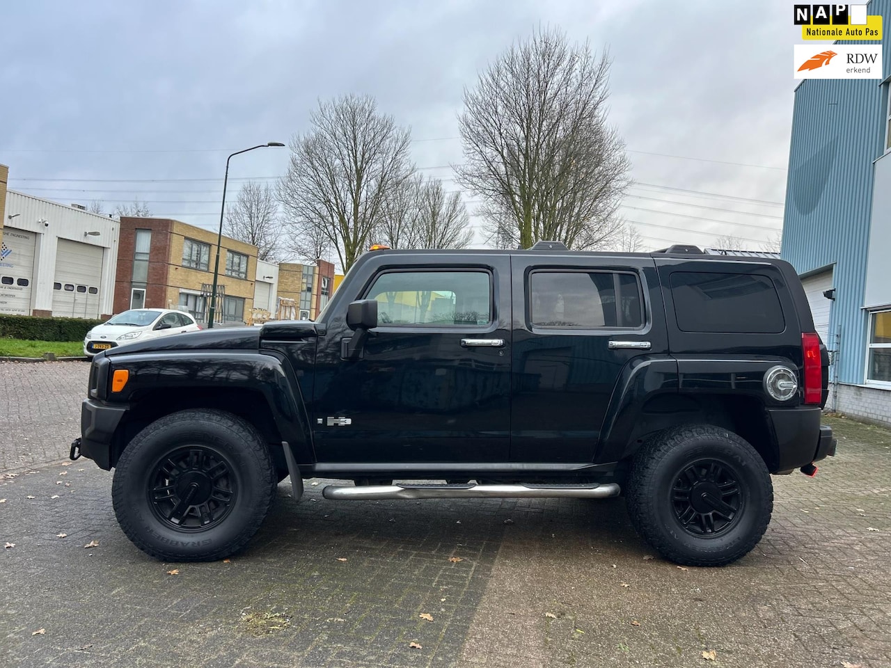 Hummer H3 - 3.5 leer automaat dakje 129000km mooie auto! - AutoWereld.nl