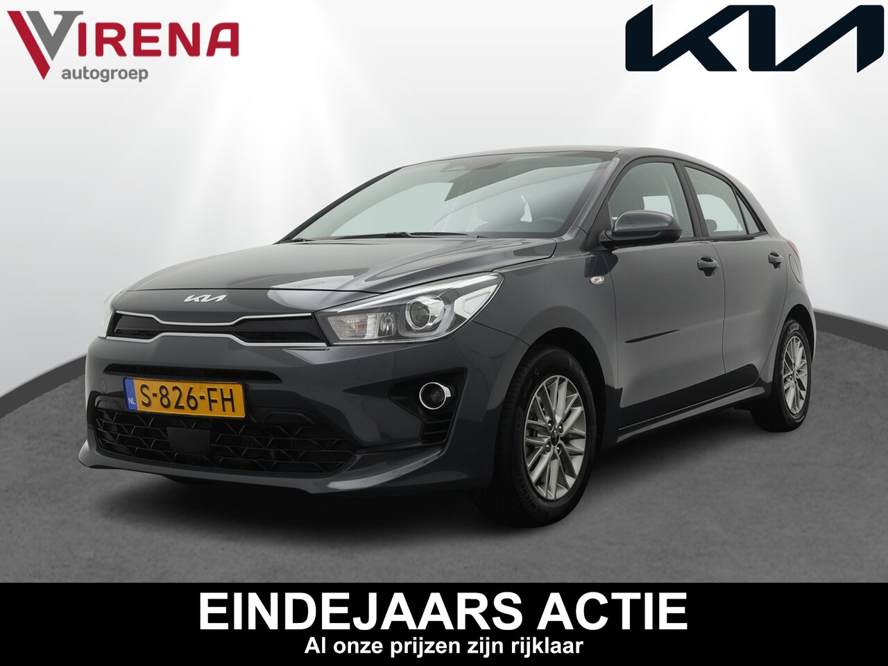 Kia Rio - 1.0 T-GDi MHEV DynamicLine - Navigatie - Cruise Control - Climate Control - Achteruitrij C - AutoWereld.nl