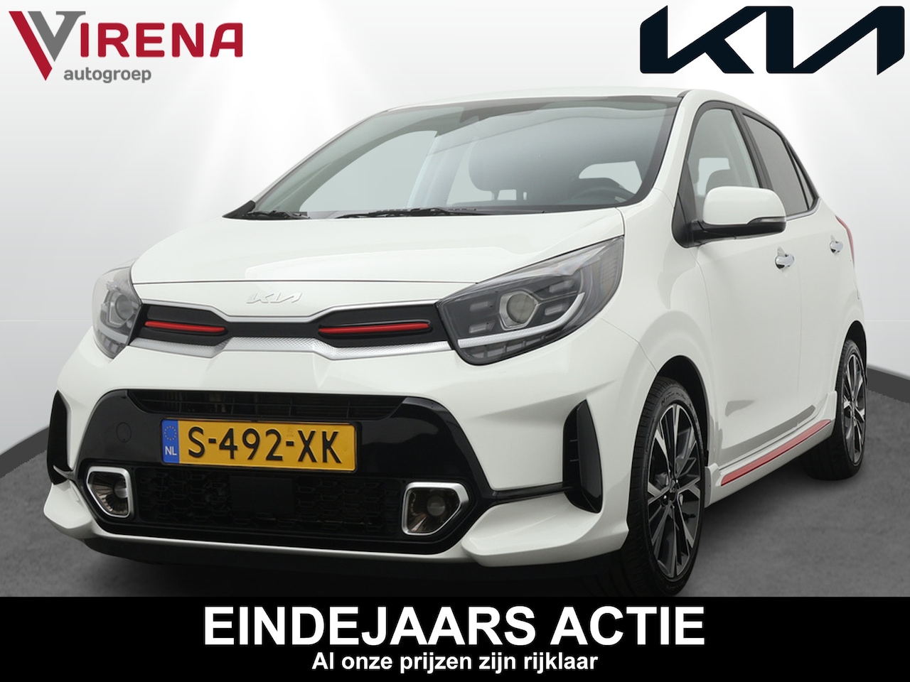 Kia Picanto - 1.0 T-GDi GT-Line 5p - Navigatie - Cruise Control - Lichtmetalen Velgen 15" - Climate Cont - AutoWereld.nl