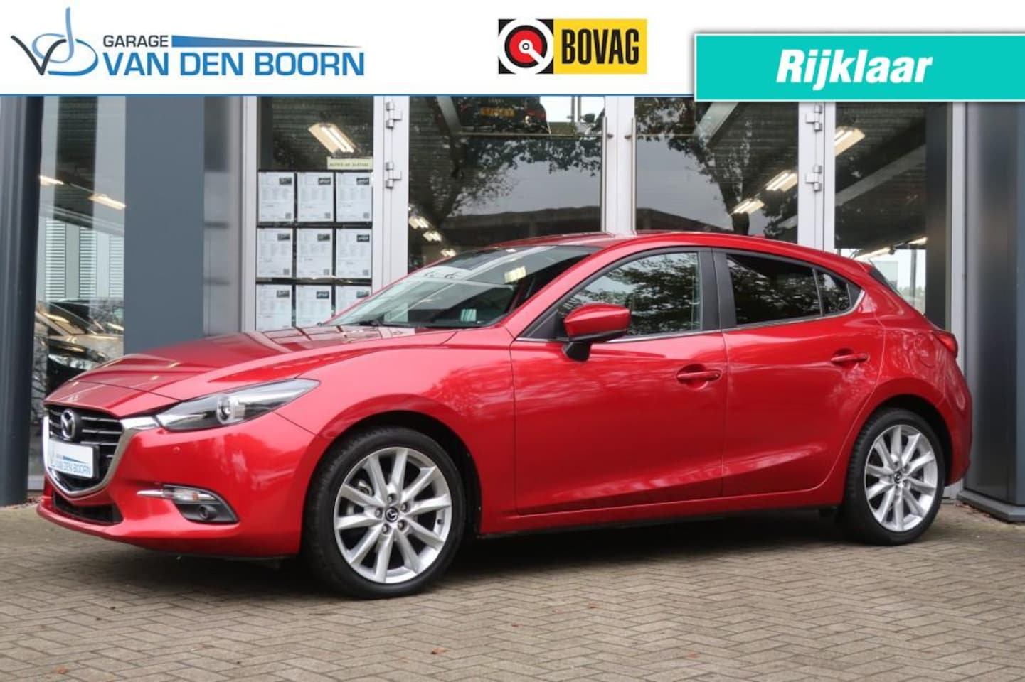 Mazda 3 - 2.0 SKYACTIV, LED Verlichting, Navi, Clima, PDC Rondom, etc. - AutoWereld.nl