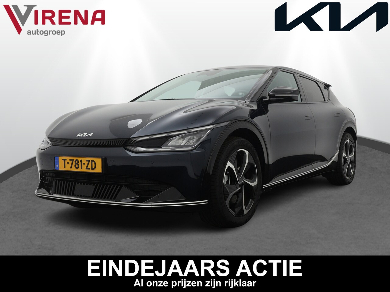 Kia EV6 - Plus Advanced 77 kWh RWD 229PK - Navigatie - Stoel-/stuurverwarminng - Adaptive Cruise Con - AutoWereld.nl