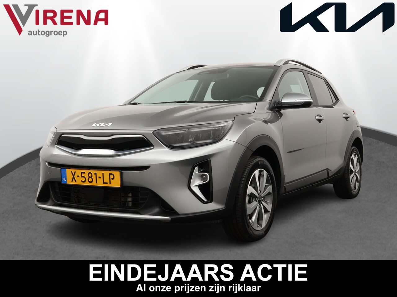 Kia Stonic - 1.0 T-GDi MHEV DynamicPlusLine - LED Koplampen - Cruise Control - Navigatie - Climate Cont - AutoWereld.nl