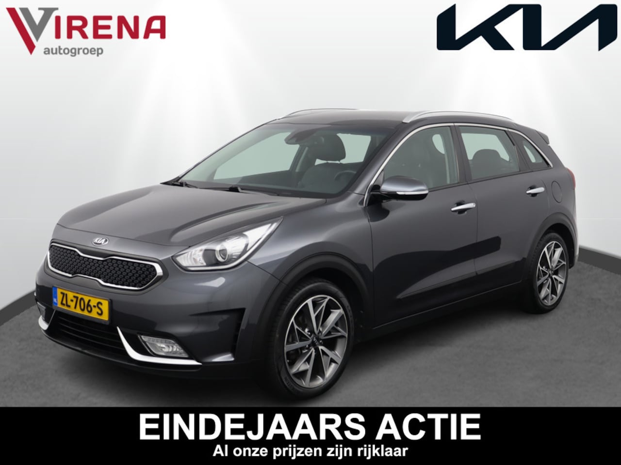 Kia Niro - 1.6 GDi Hybrid Dynamicline - Trekhaak - Navigatie - 18 inch velgen - Achteruitrijcamera  - - AutoWereld.nl