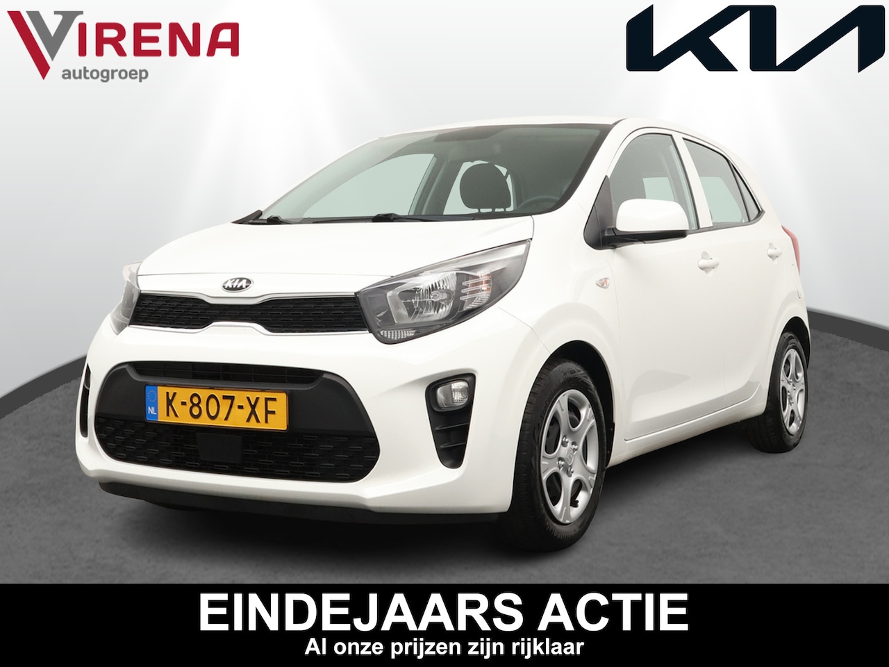 Kia Picanto - 1.0 DPi ComfortLine - Airco - Elektrische ramen - Radio - Fabrieksgarantie tot 09-2028 - AutoWereld.nl