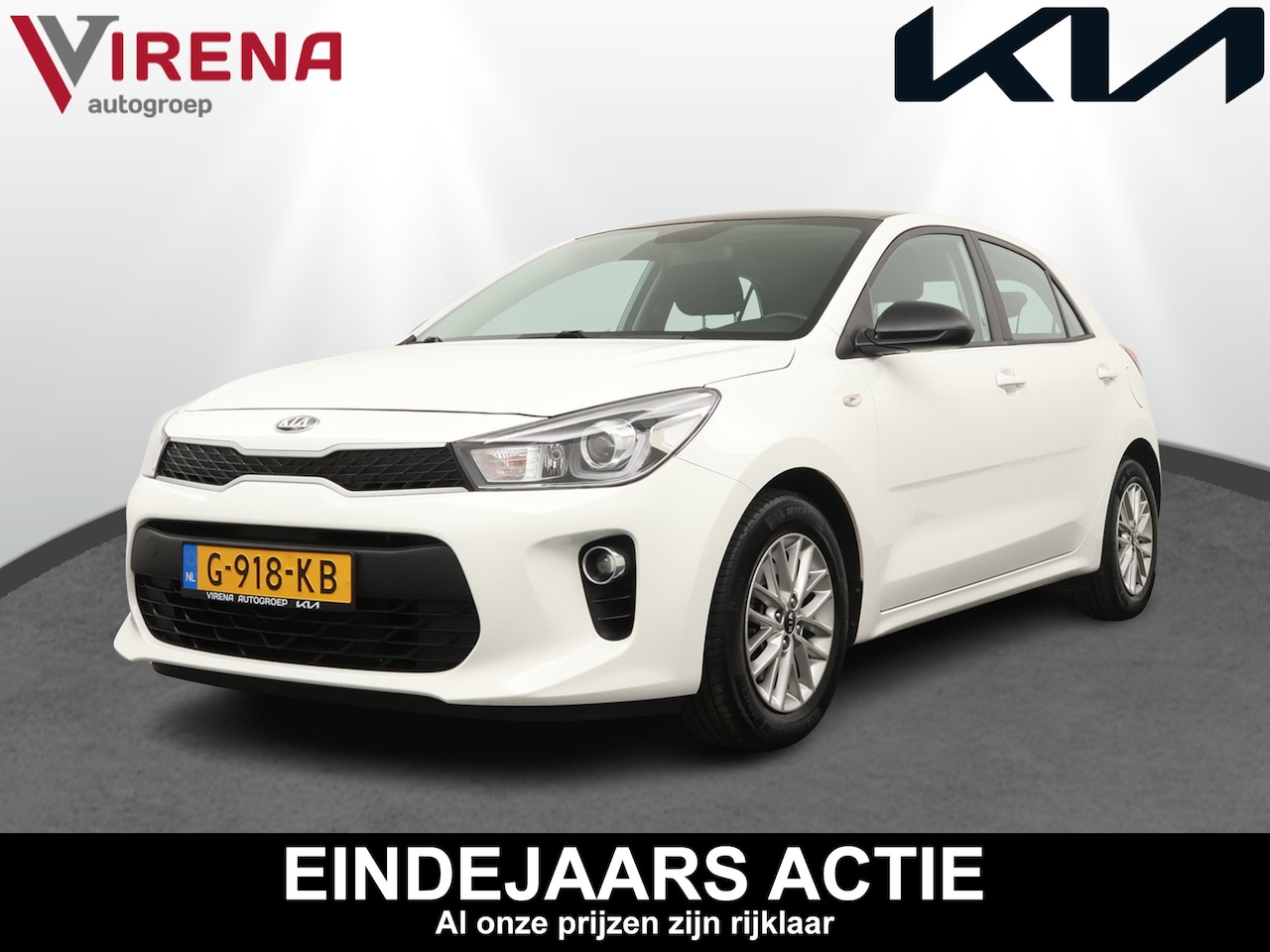 Kia Rio - 1.0 TGDI DynamicLine - Achteruitrij camera - Cruise control - Navigatie - Bluetooth - Park - AutoWereld.nl