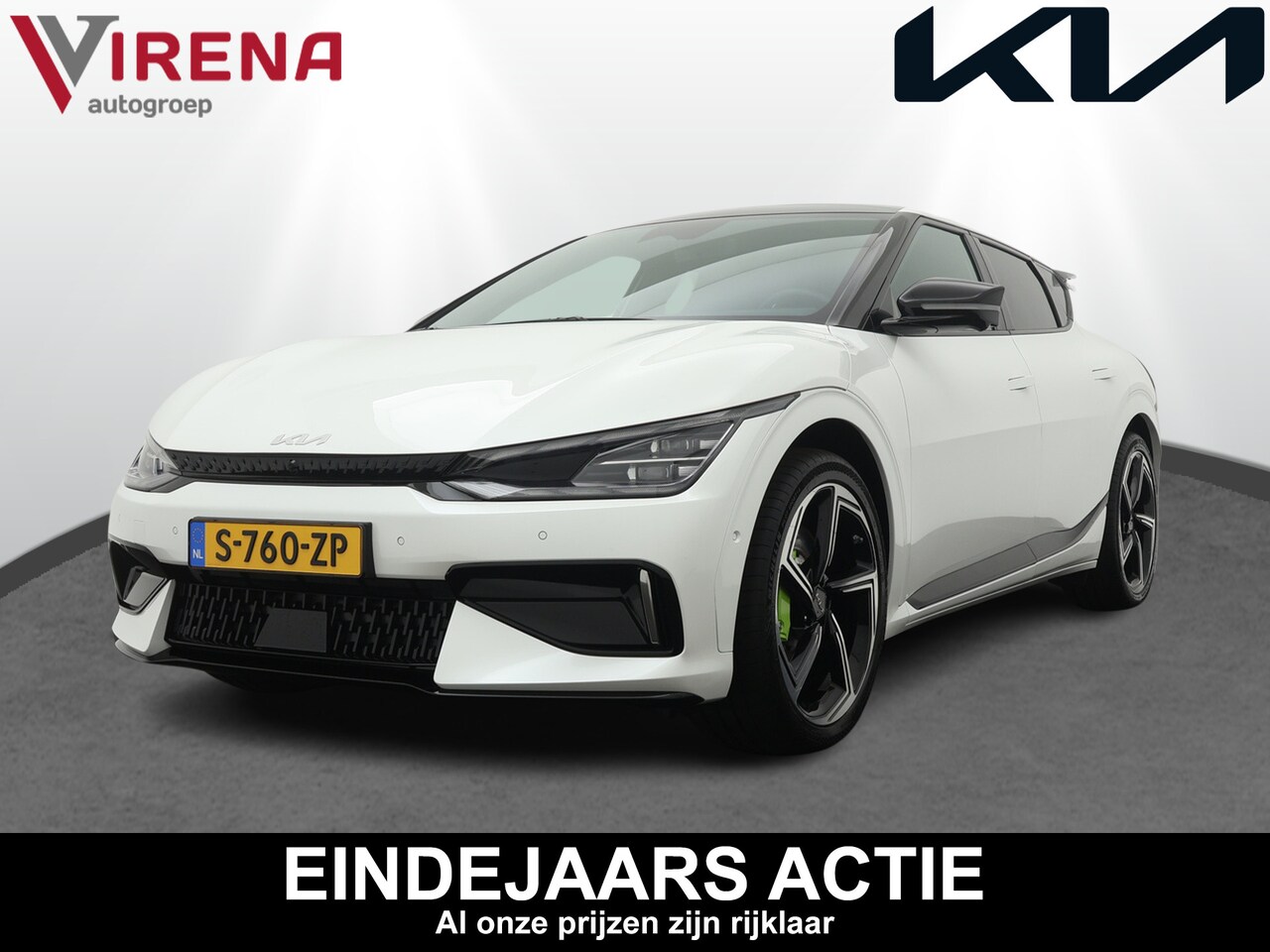 Kia EV6 - GT AWD 77.4 kWh - 585PK - Kuipstoelen - Panoramadak - Meridian Audio - Apple CarPlay/Andro - AutoWereld.nl