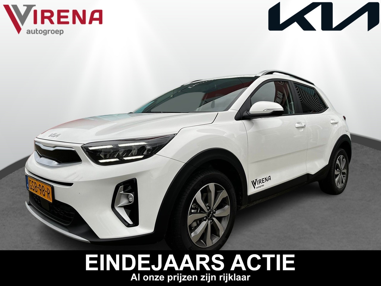 Kia Stonic - 1.0 T-GDi MHEV DynamicPlusLine - Navigatie - Bluetooth - Cruise control - Apple CarPlay/An - AutoWereld.nl