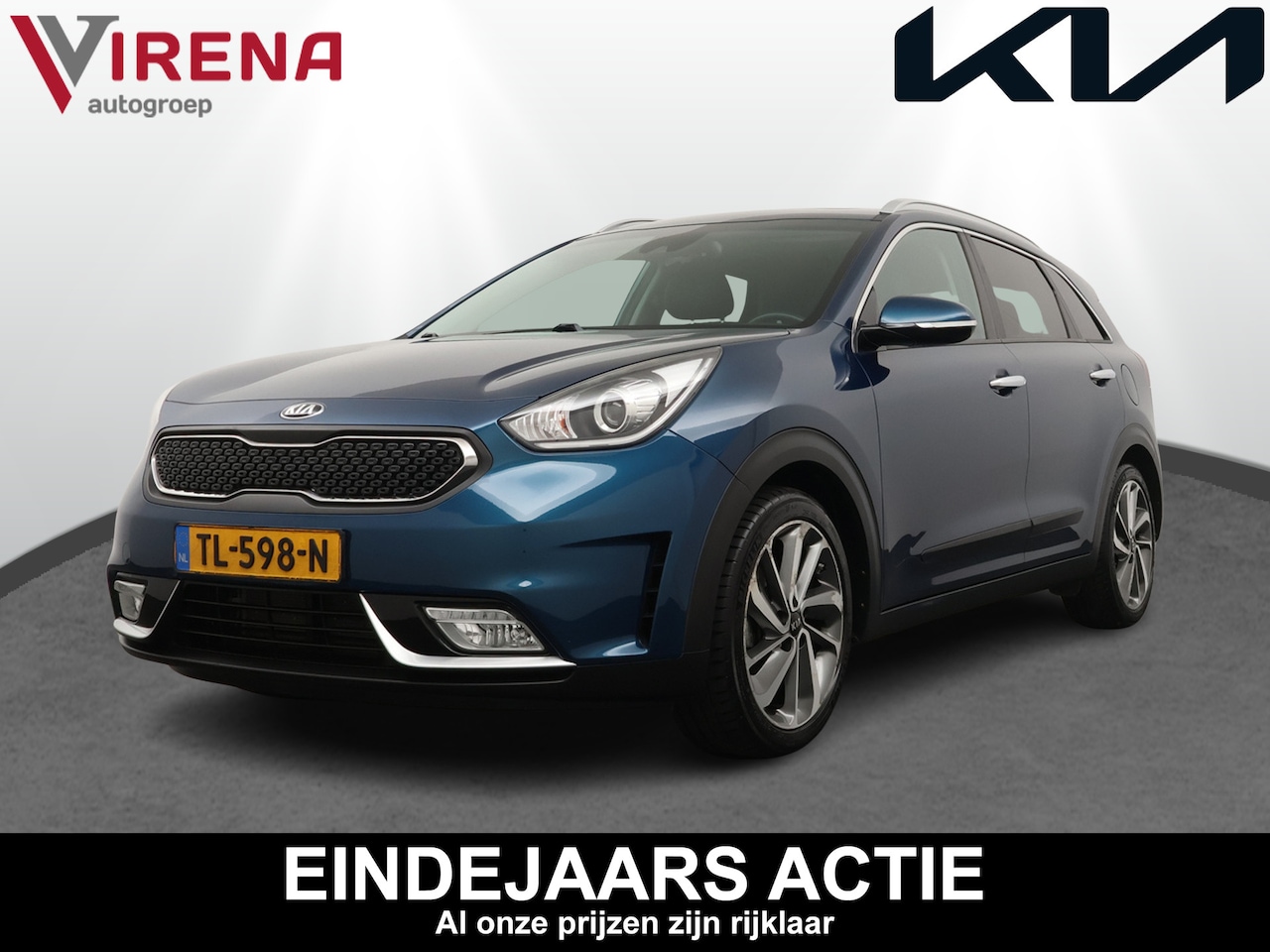 Kia Niro - 1.6 GDi Hybrid Design Edition - Navigatie - Elektrisch glazen schuif-/kanteldak - Apple Ca - AutoWereld.nl