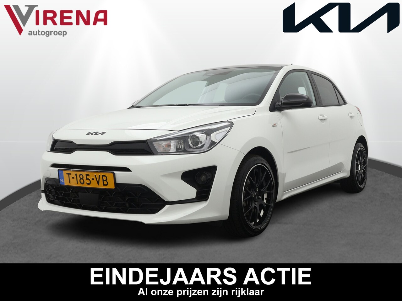 Kia Rio - 1.0 T-GDi MHEV DynamicLine - Black Edition - Achteruitrijcamera - Apple CarPlay - Cruise C - AutoWereld.nl