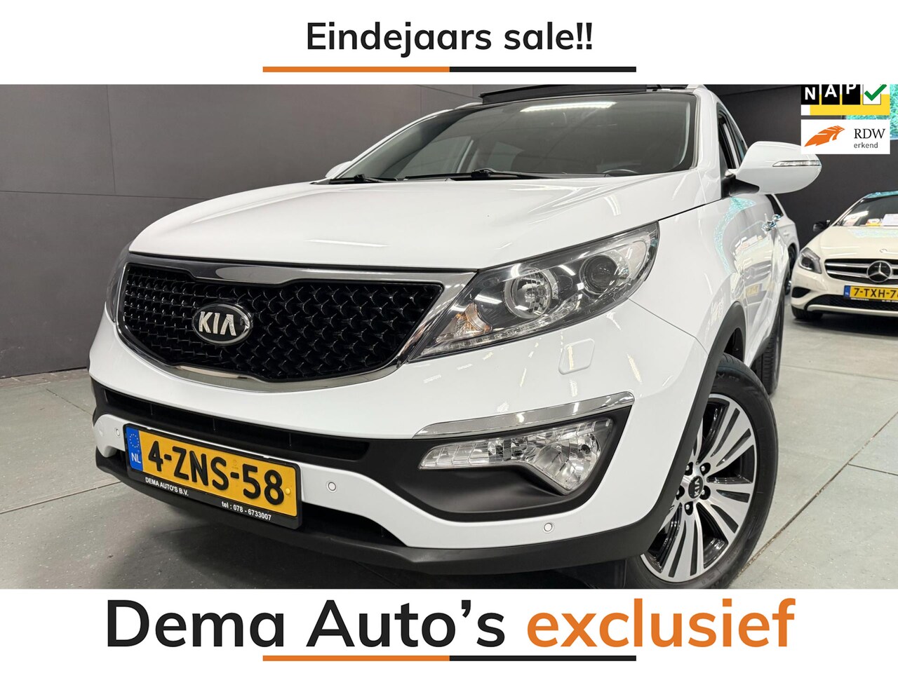 Kia Sportage - 2.0 ExecutiveLine PANO/NAVI/CAM/LEDER/ECC/PDC/CRUISE/// - AutoWereld.nl