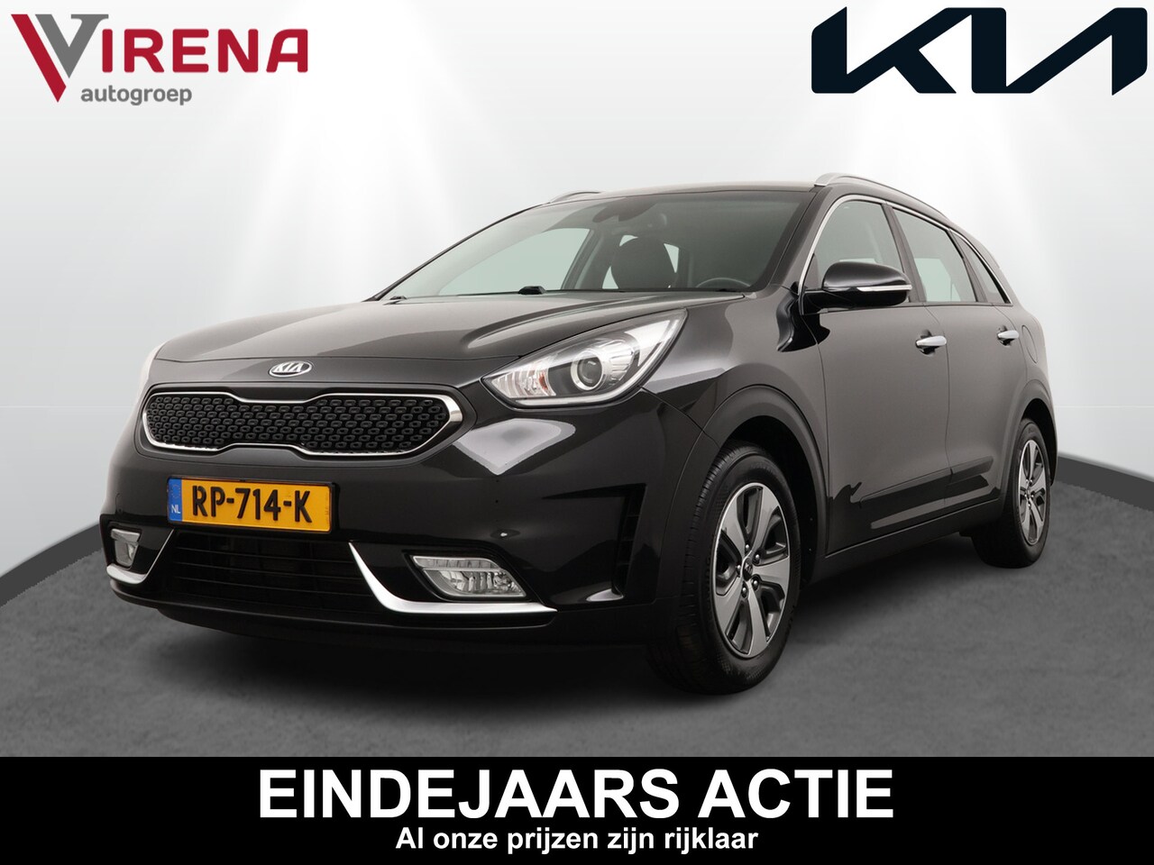 Kia Niro - 1.6 GDi Hybrid DynamicLine - Navigatie - Climate Control- Apple/Android Carplay - Rijstroo - AutoWereld.nl