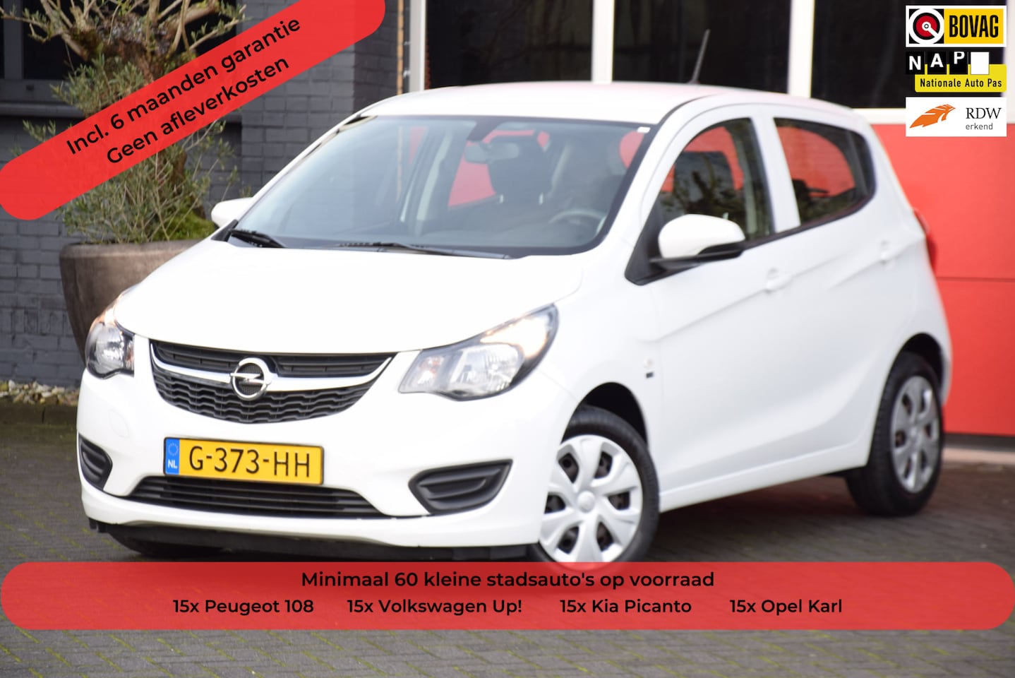 Opel Karl - 1.0 ecoFLEX 120 Jaar Edition 2019 Cruise control 5 Deurs Airco - AutoWereld.nl