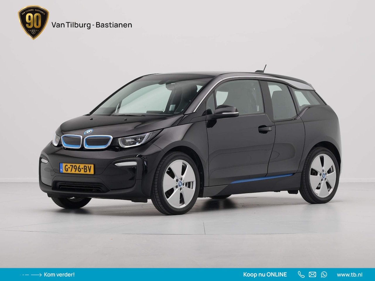 BMW i3 - Basis 120Ah 42 kWh Navigatie Leder Pdc Clima Led - AutoWereld.nl