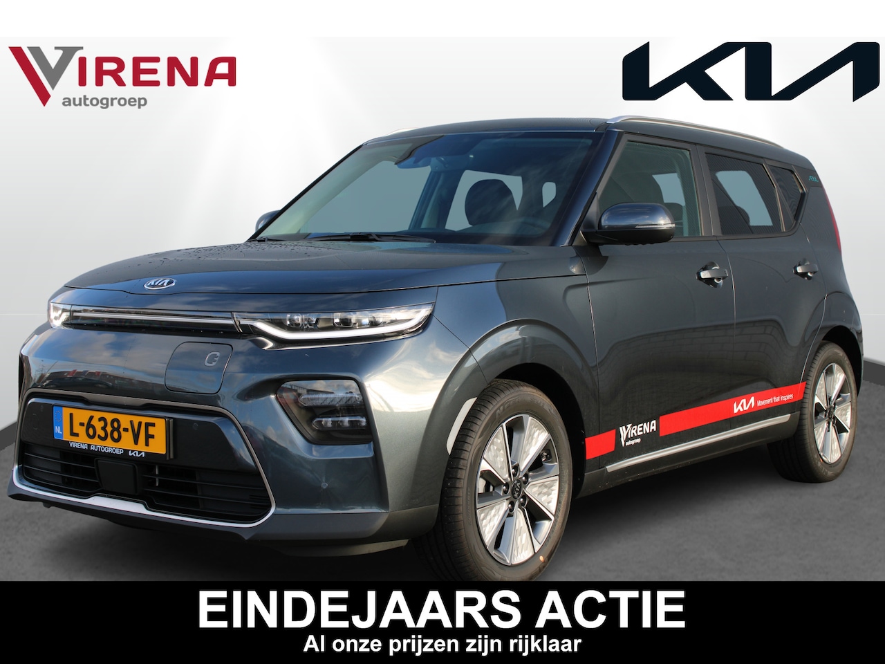 Kia e-Soul - DynamicPlusLine 39.2 kWh - Navigatie - Camera - Climate control - Adaptieve cruise control - AutoWereld.nl