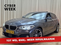 BMW 1-serie - 118i *M-Sport* Schuif-/Kanteldak / Harman/Kardon / Leder / Trekhaak / Adapt.LED / Navi Pro