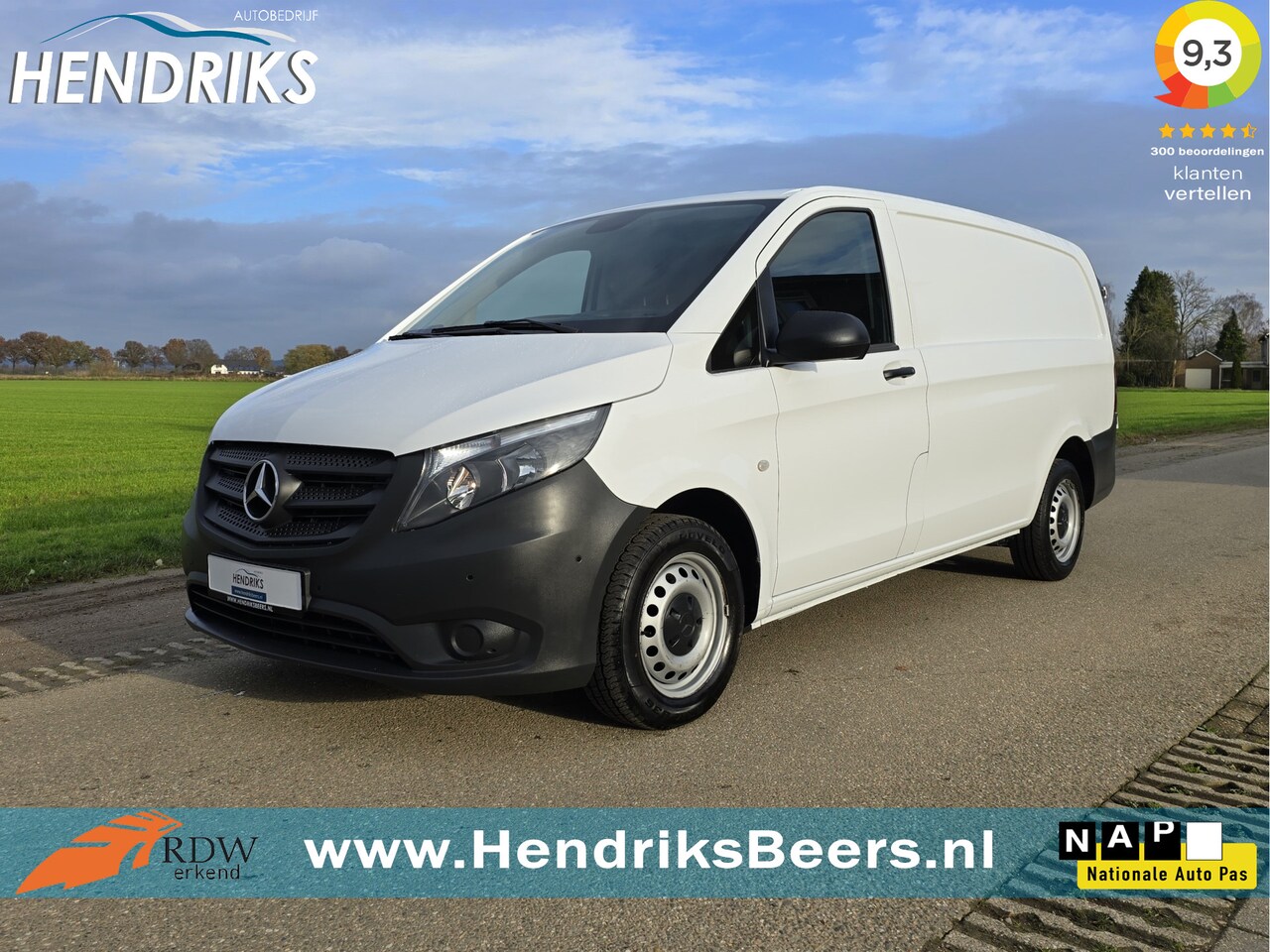 Mercedes-Benz Vito - 114 CDI L2 H1 AUTOMAAT - 140 Pk - Euro 6 - ParkeerCamera - MBUX - Climate Control - AutoWereld.nl