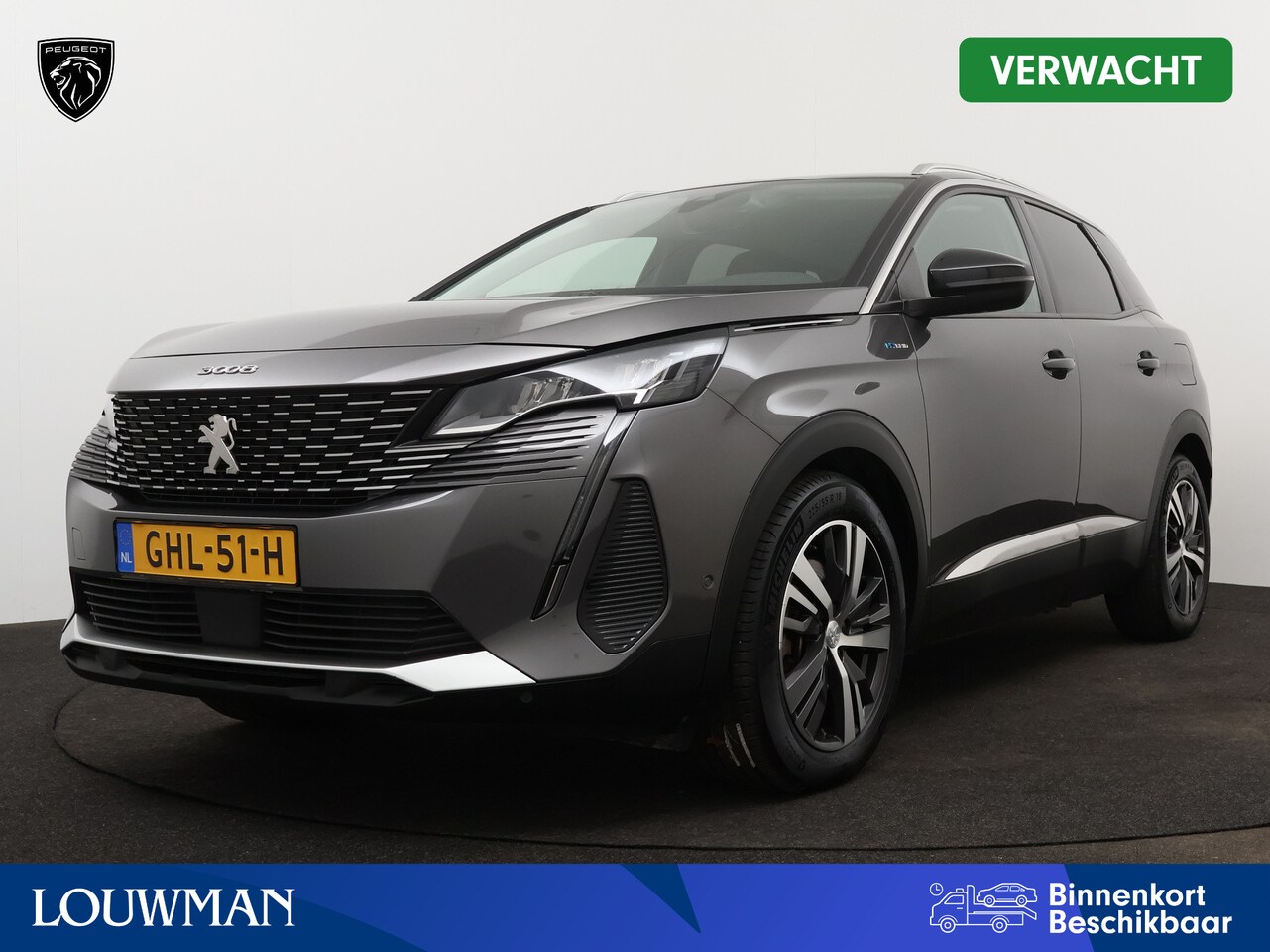 Peugeot 3008 - 1.6 HYbrid 225 Blue Lease Allure Limited | LM Velgen | Climate Control | Camera | - AutoWereld.nl