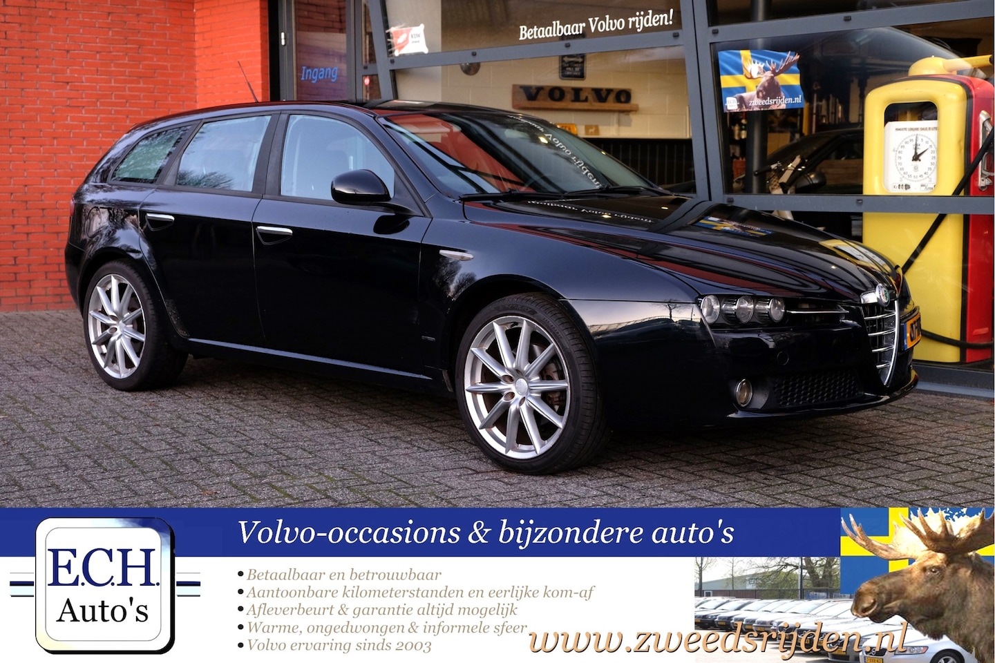 Alfa Romeo 159 Sportwagon - 1.9 JTS Distinctive 1.9 JTS 160 pk Distinctive,19 inch, Trekhaak - AutoWereld.nl