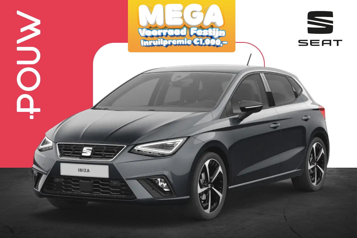 Seat Ibiza - 1.0 EcoTSI 95pk FR | LMV 18" | Cruise Control - AutoWereld.nl