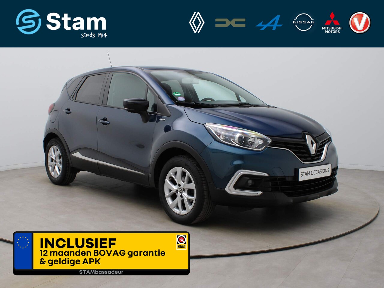 Renault Captur - TCe 90pk Limited Airco | Cruisecontrol | Navi | Parksens. achter | Trekhaak - AutoWereld.nl