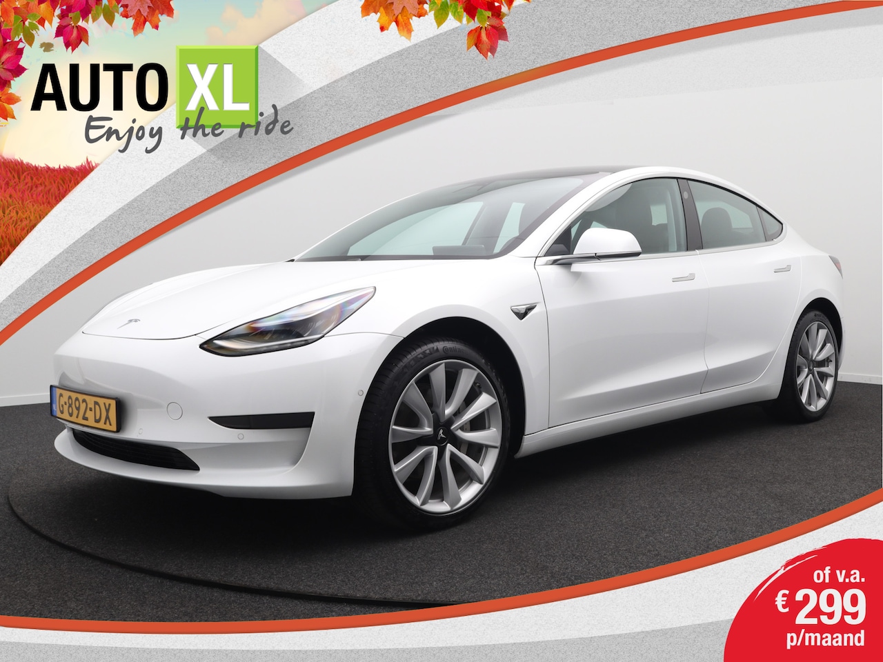 Tesla Model 3 - Plus 60 kWh Pano-Dak Autopilot  19' Velgen - AutoWereld.nl