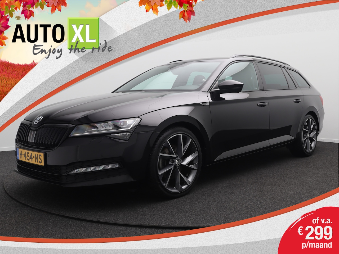 Skoda Superb Combi - 1.5 TSI AUT. Sportline Camera Trekhaak Memory LMV 19' - AutoWereld.nl